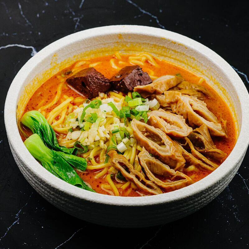 Pork Intestines Satay Sauce
