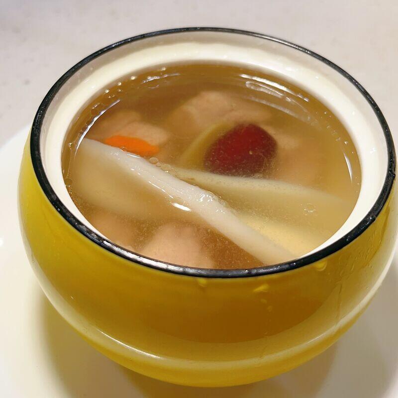 Pork Rib And Scallops Chinese Yam Soup